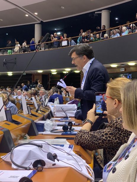 Intervención Alberto Durán - V Parlamento Europeo 1